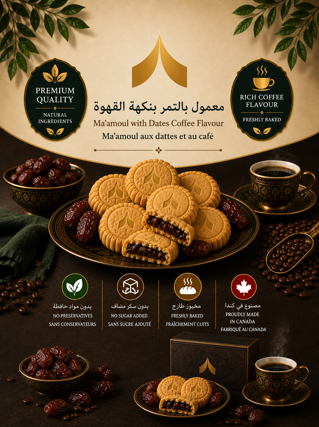 Ma’amoul with Dates Coffee Flavour
