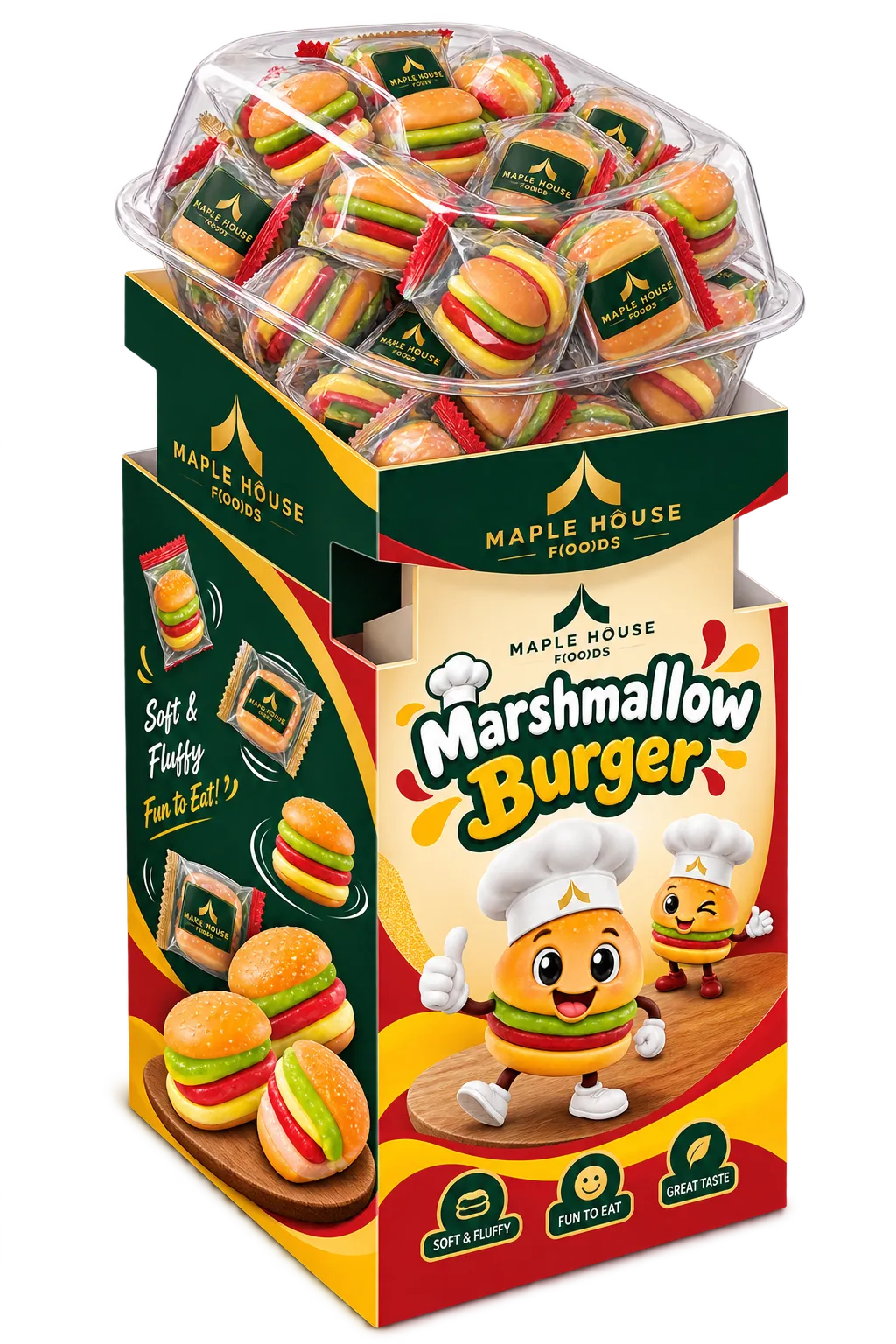 Burger and Hot-Dog Marshmallows
