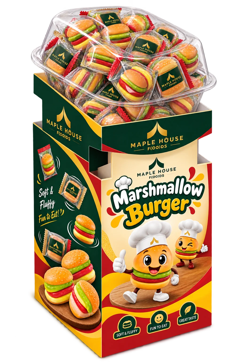 Burger and Hot-Dog Marshmallows