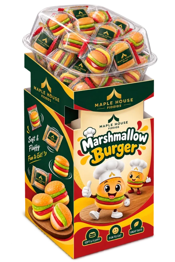 Halal Burger and Hot Dog Marshmallows